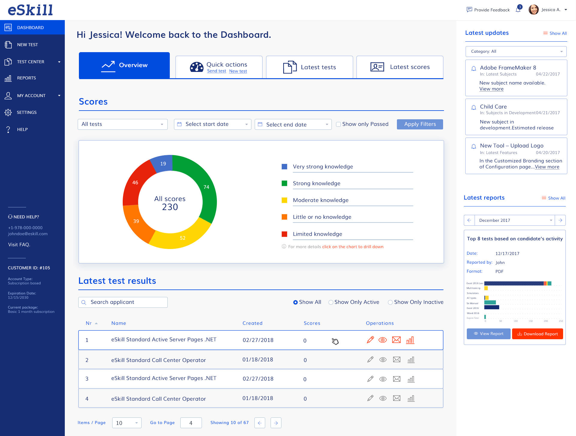 eSkill - Best for Large Enterprises 
