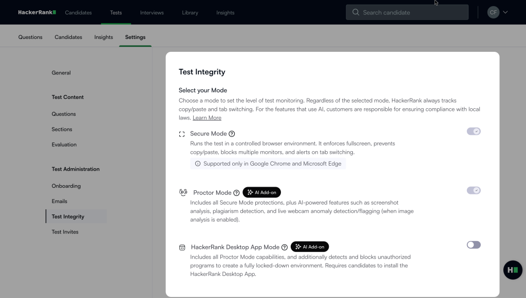 technical assessment tool