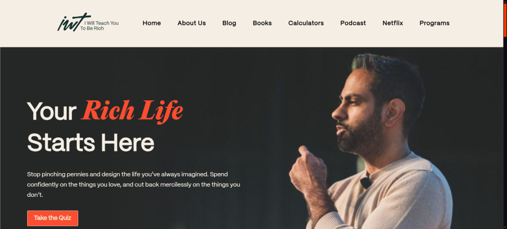 Find Your “Rich Life” Quiz