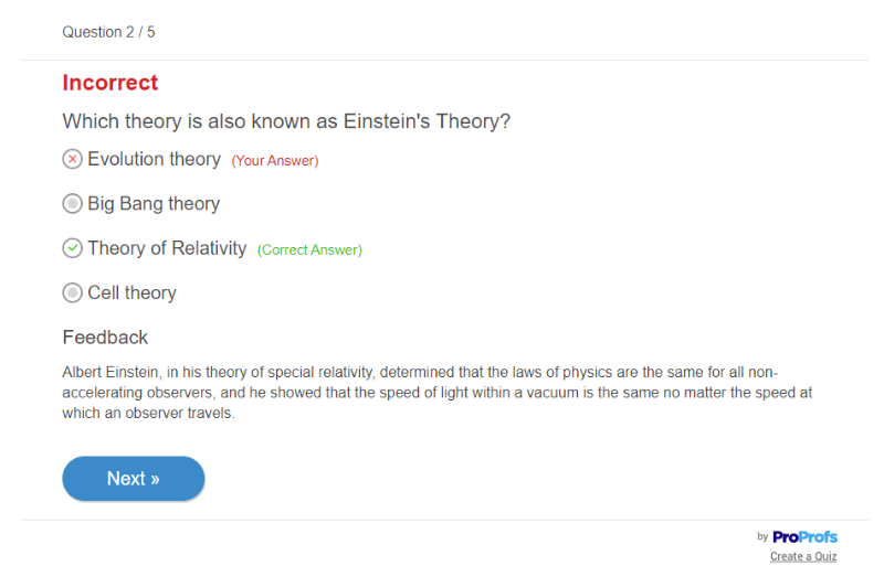 PM Feedback and Answer Reveals