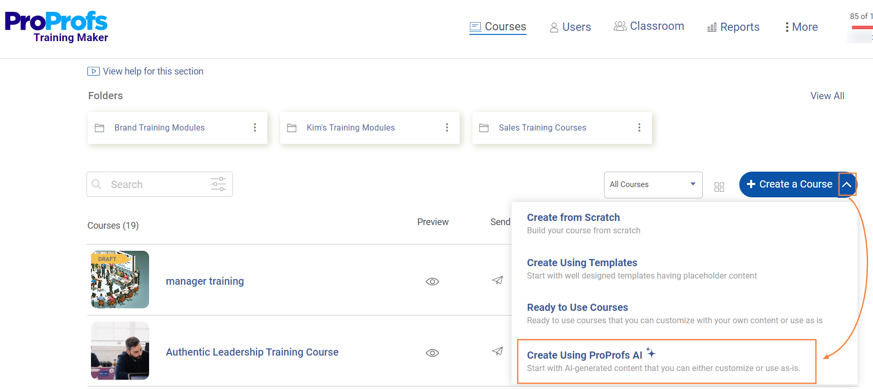 ProProfs Training Maker - Best tools for teachers