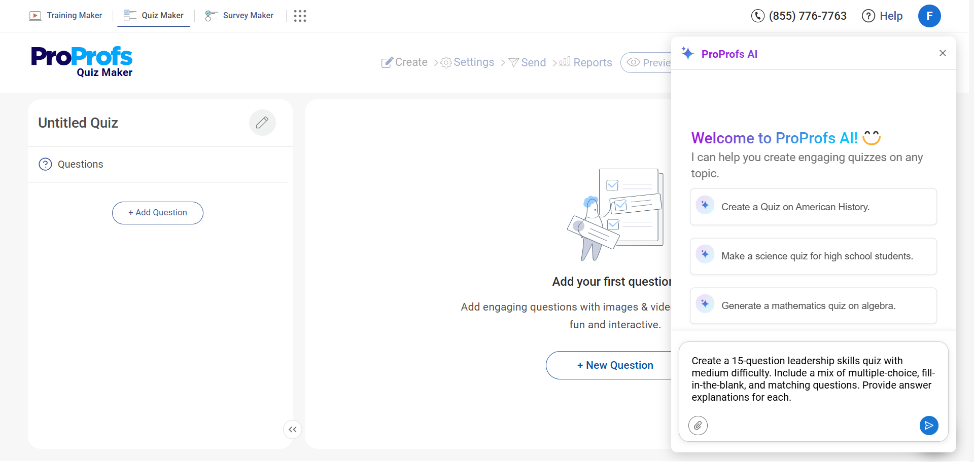 AI Quiz Generator for Hiring Assessments