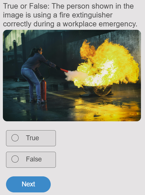 Fire safety question