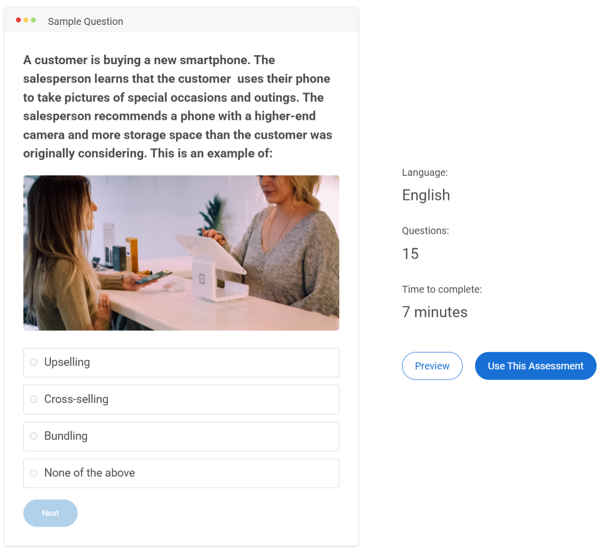 Skill Tests for Hiring Assessments