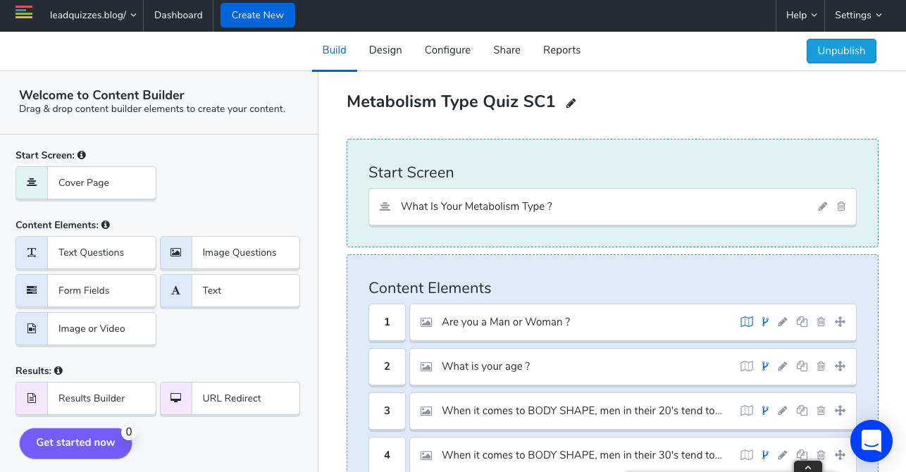 LeadQuizzes - Involve.me quiz maker alternatives