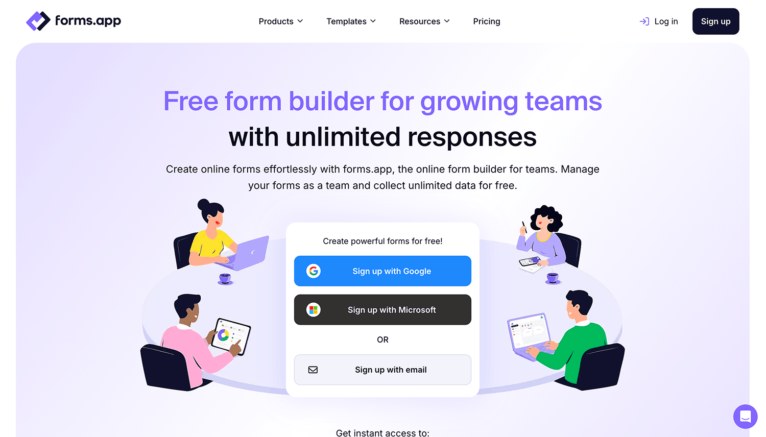 forms.app form builder