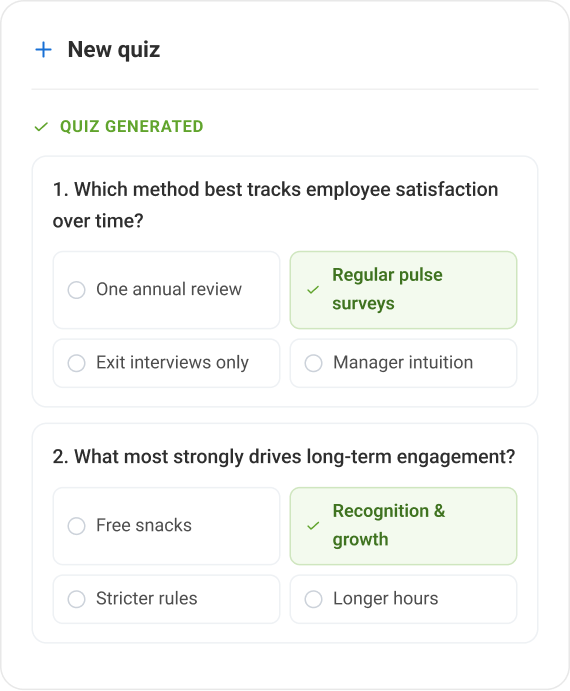 AI QUIZ BUILDER