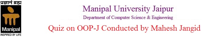 OOP-J Class Test