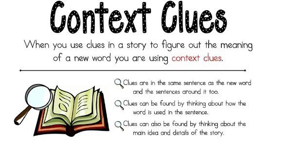 Using context clues to figure out the meaning of  - Love Your