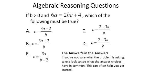 Algebraic Reasoning Quizzes & Trivia