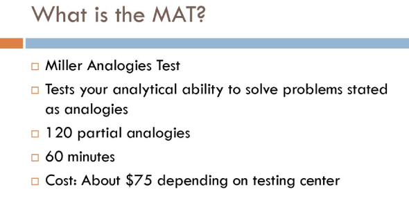 Miller Analogies Test Quizzes & Trivia