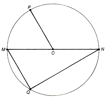 Adv.Math - Parts Of A Circle Homework