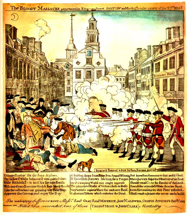 Paul Reveres Boston Massacre