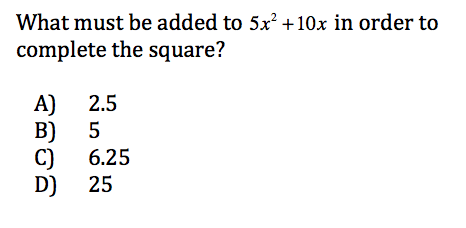 Algebra 2 Quadratic Equations Part 2 - Quiz