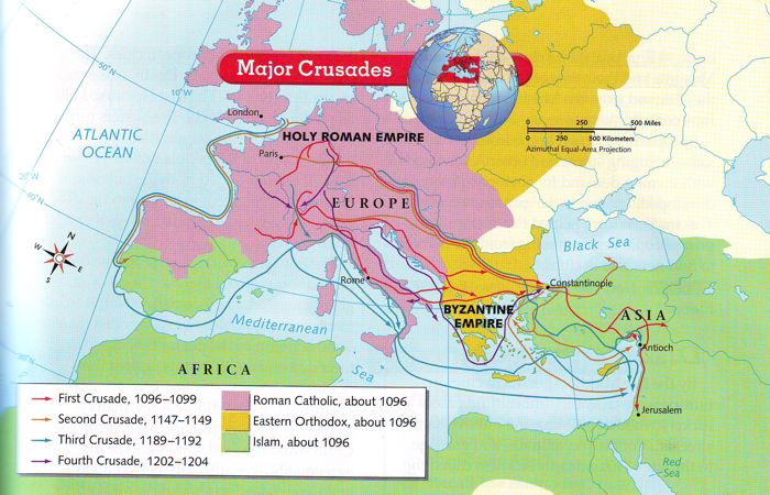 Medieval Europe Map Activity and Quiz, Google Version Included