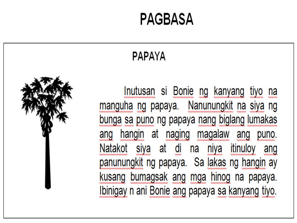 Functional Literacy Test-pagbabasa