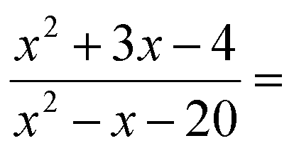 Rational Expressions & Equations