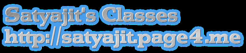 Satyajit's Classes