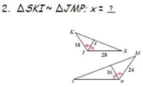 5.4 And 5.5 Side Splitters And Proportional Segments In Triangles - Quiz