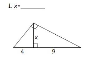 5.6 Preap Geometric Mean - Quiz