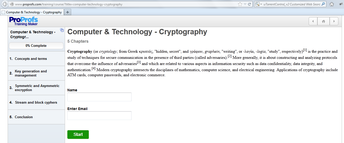 Example of Single Sign-On (SSO) Feature