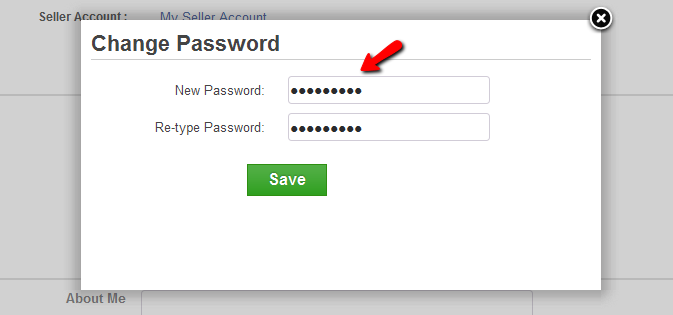 Replace your Old Password with a New Password
