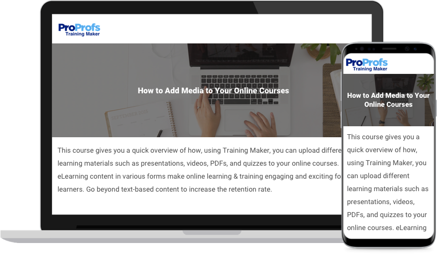 Add Media to Your Online Training Courses